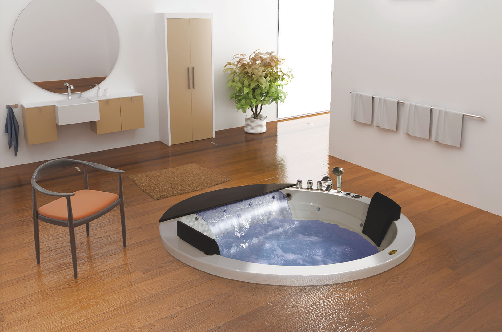 Read more about the article Small Space, Big Impact With Integrating a Round Freestanding Tub in Compact Bathrooms