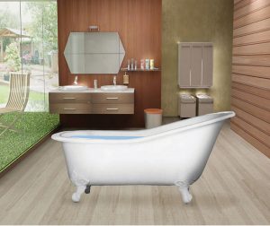 Read more about the article Maximize Small Bathrooms with Round Freestanding Tubs